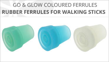 WALKING STICK FERRULES ''GLOW IN DARK''